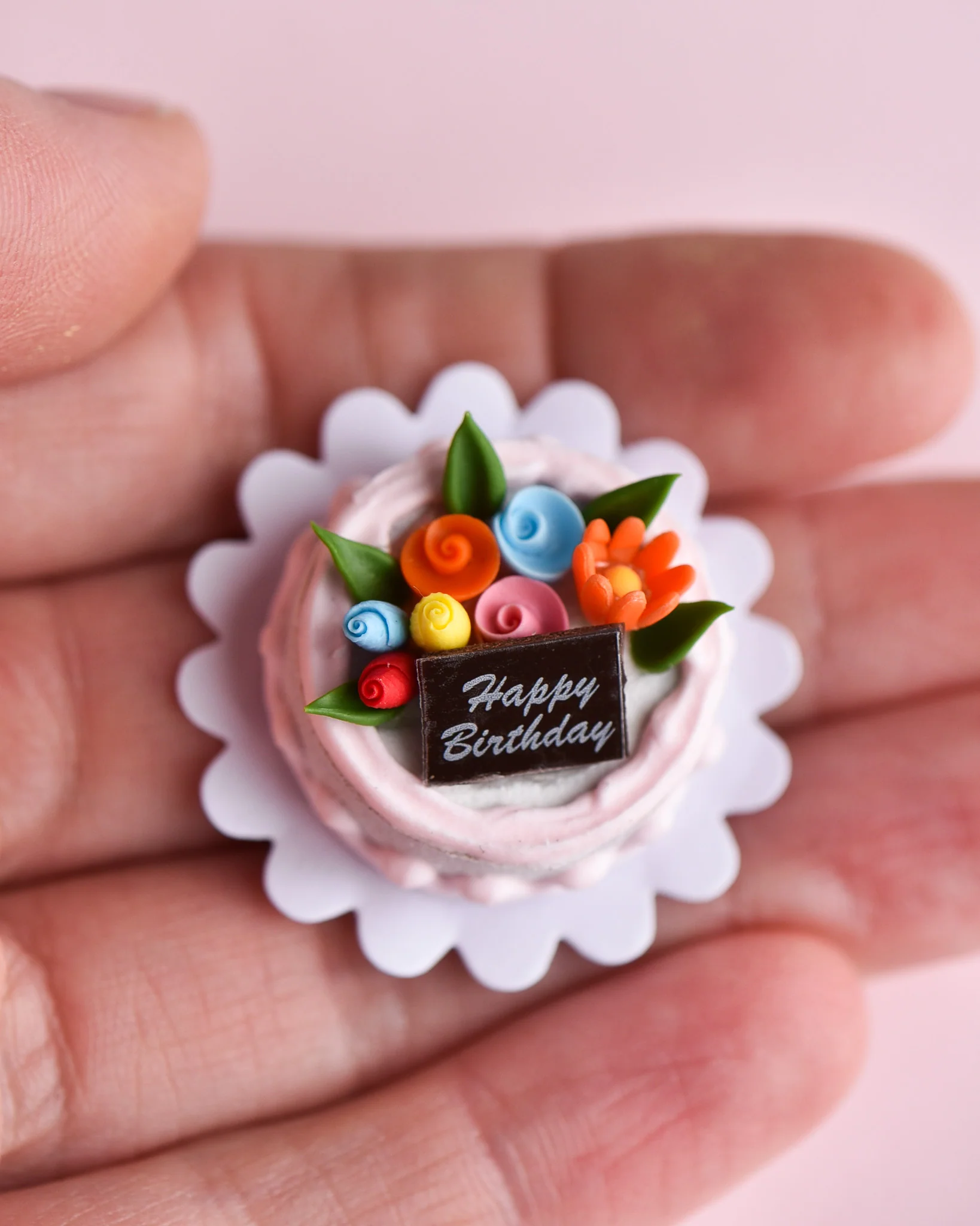 Mini Happy Birthday Cake - Image 2