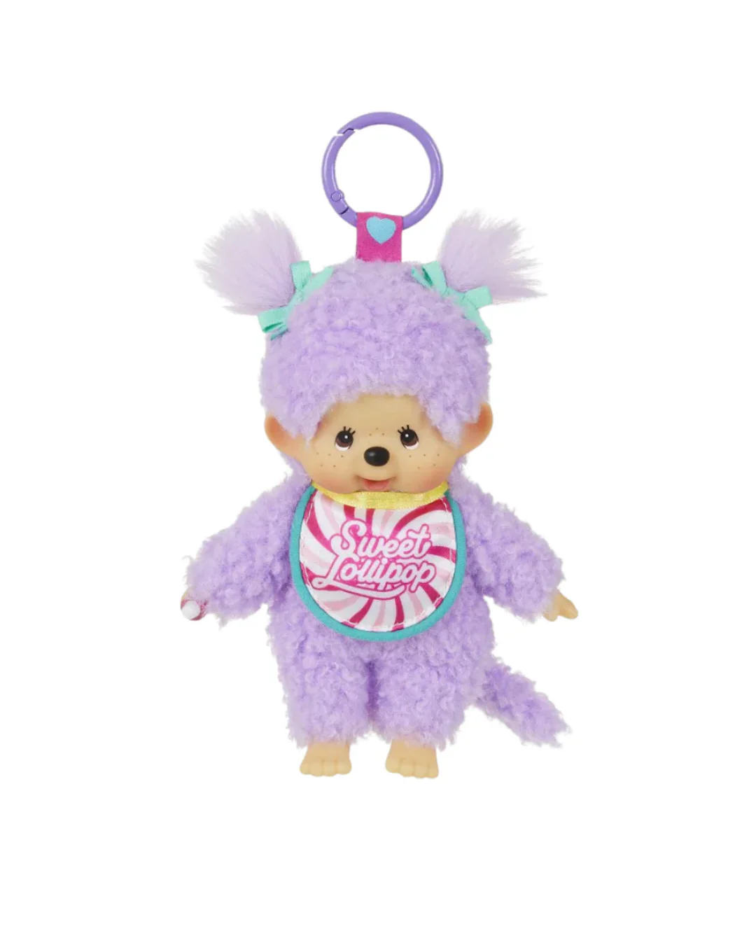 Monchhichi - Bag Charm - Sweet Lollipop Purple