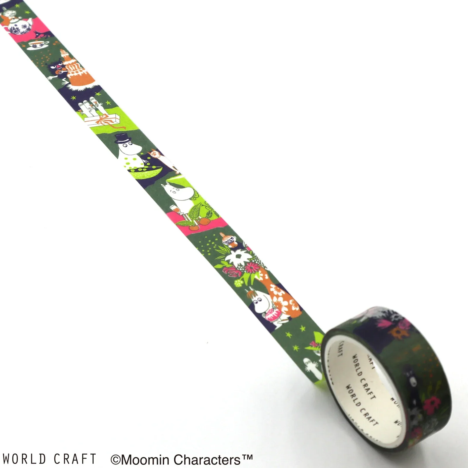 Moomin - Washi Tape - Cake Green - Image 2