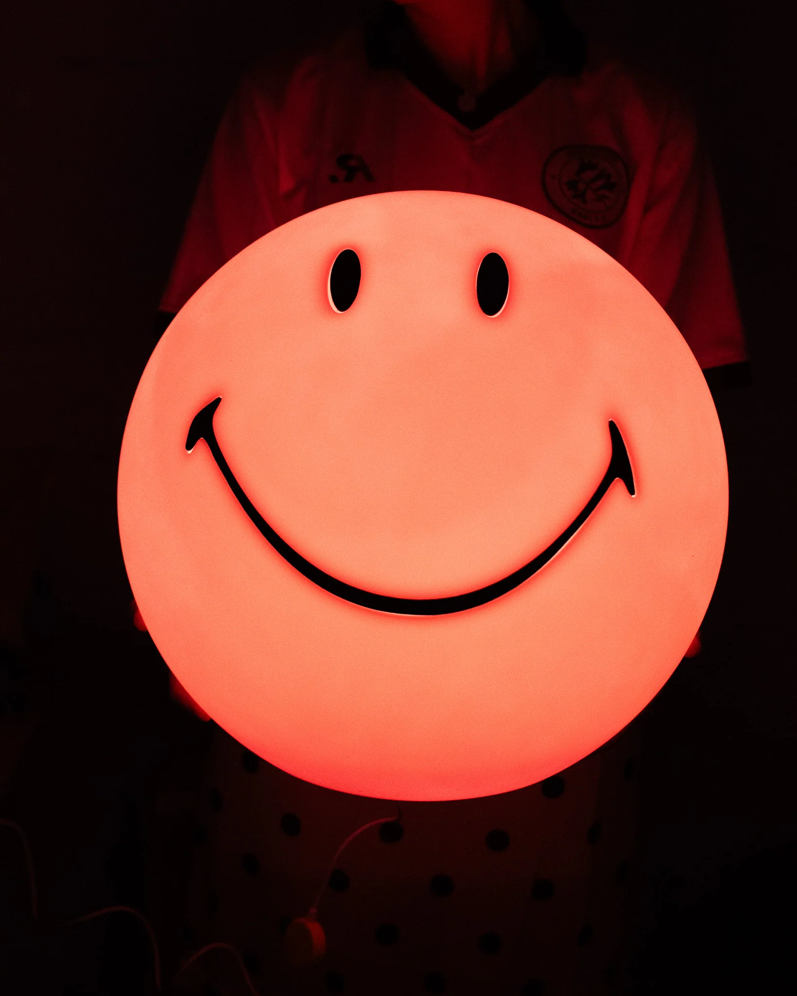 Mr Maria - Smiley XL Lamp - Pink - Image 2