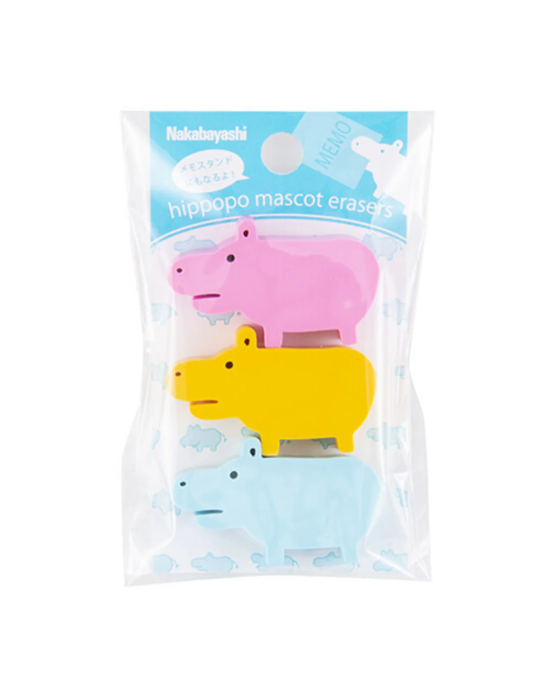 Nakabayashi - Hippo Eraser - Pink