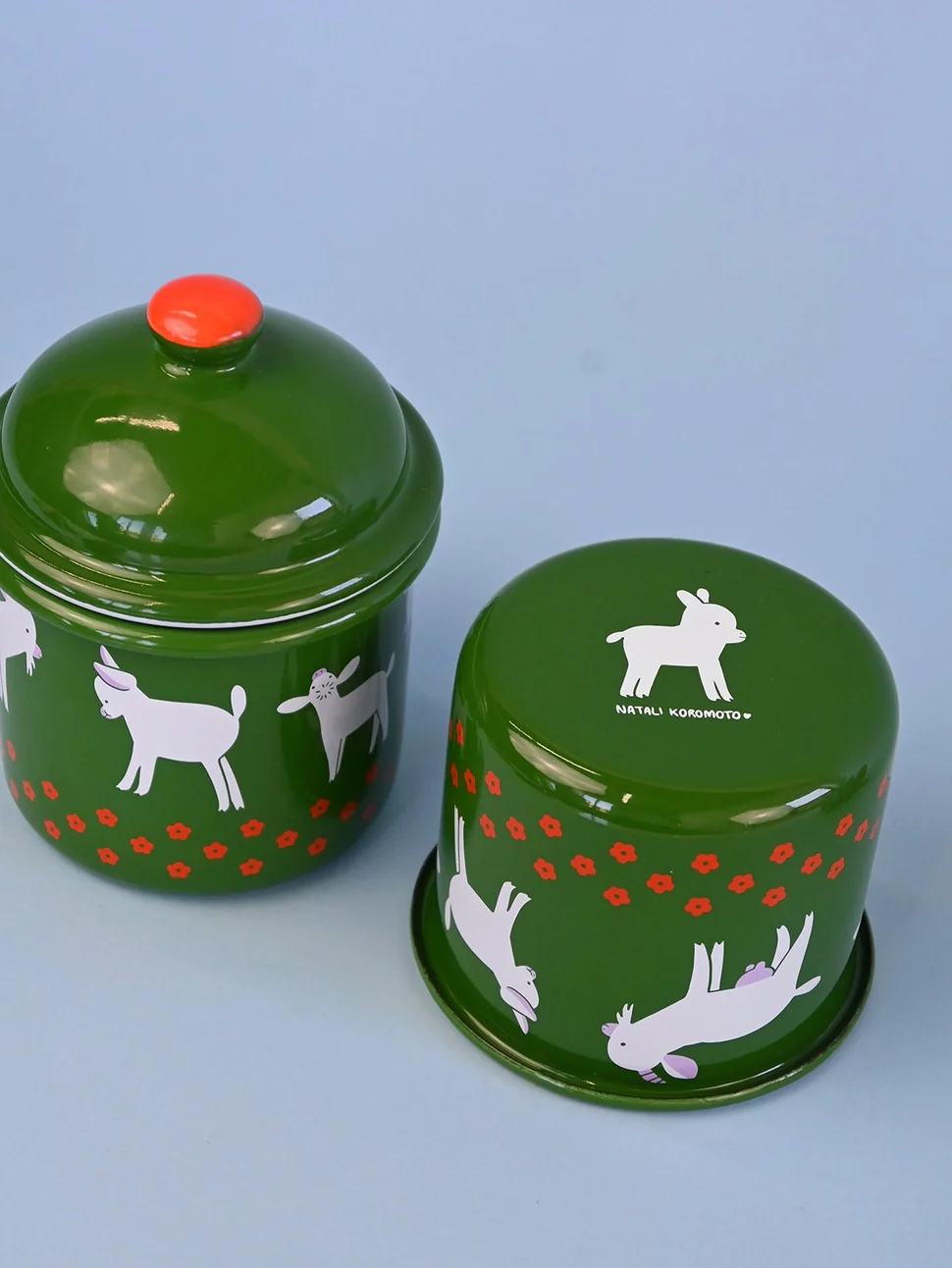 Natali Koromoto - "Goat" Enamel Container - Image 3