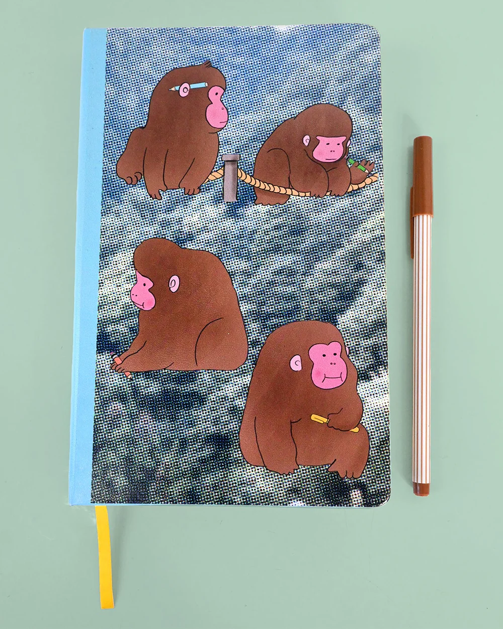 Natali Koromoto - Macaques hardcover notebook - Image 2