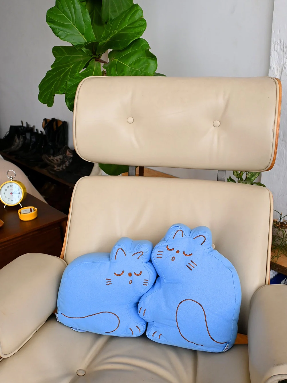 Natali Koromoto - "Perfect Nap" Cat Throw Pillow Set - Image 5