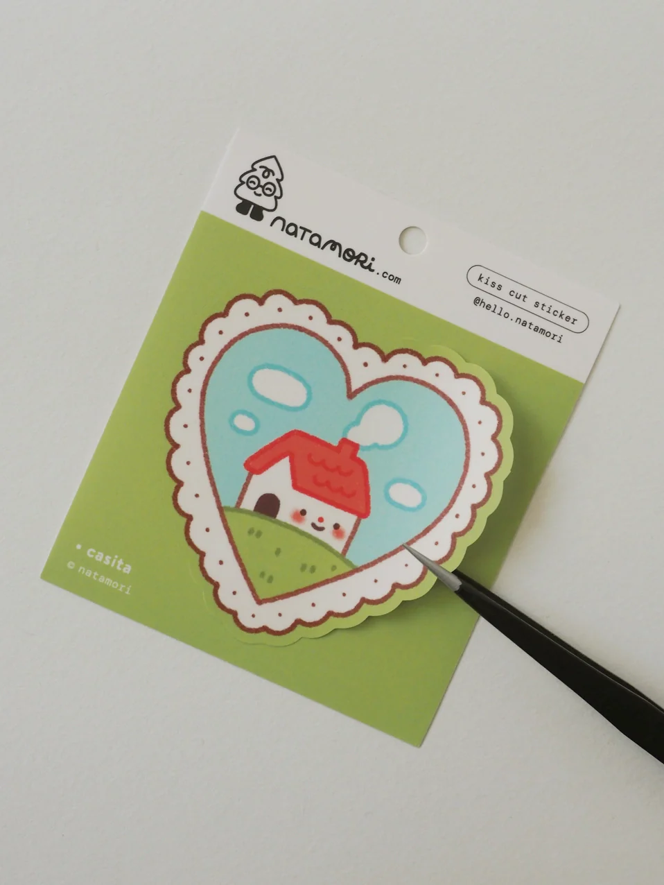 Natamori - Casita - Kiss Cut Vinyl Sticker - Image 3