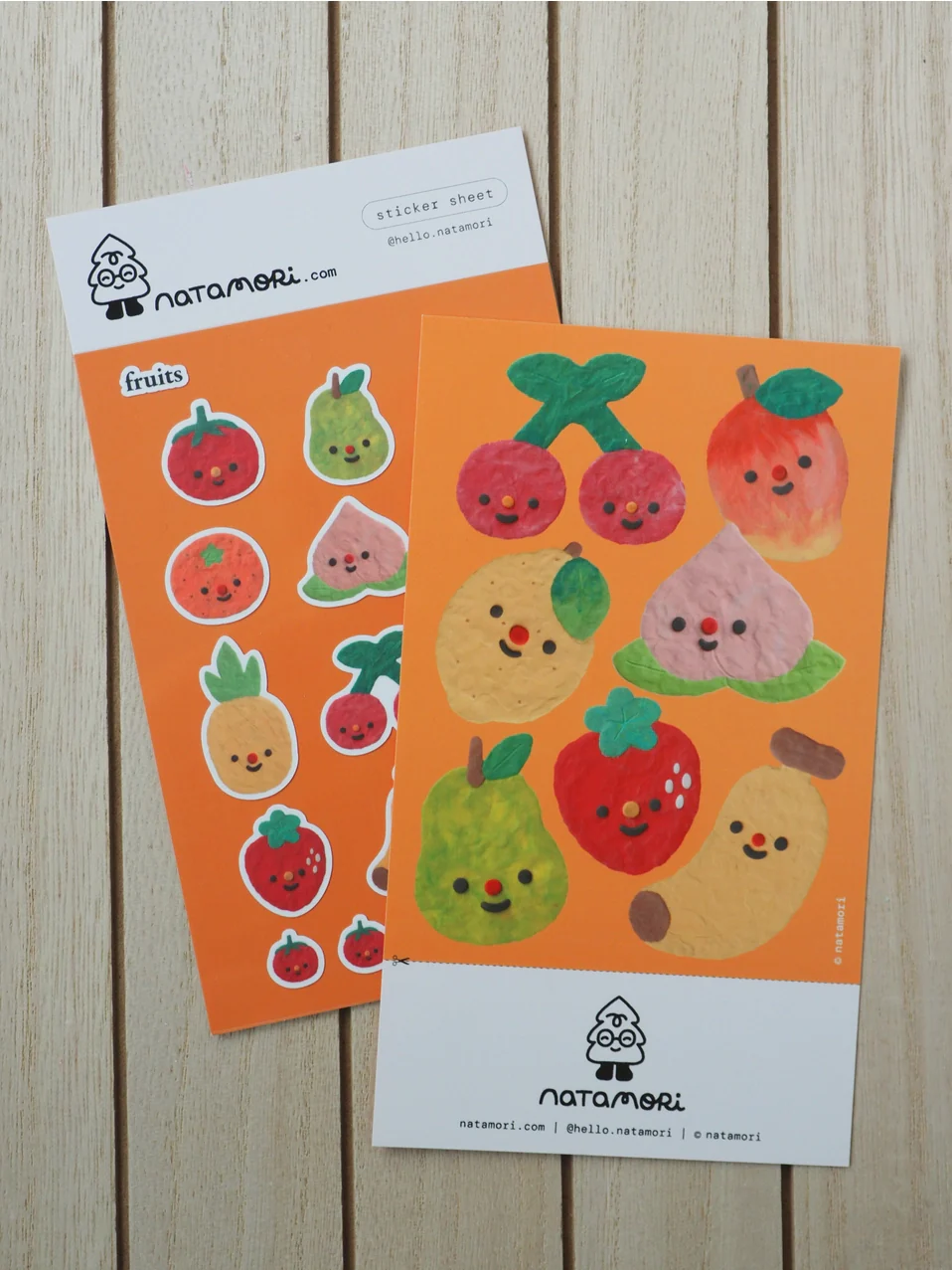 Natamori - Fruits - Sticker Sheet - Image 2
