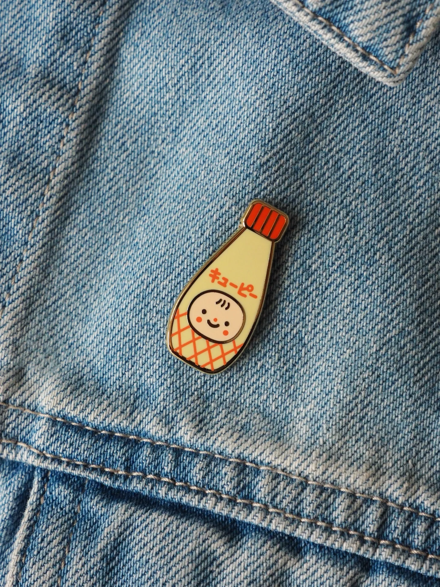 Natamori - Kewpie Mayo - Enamel Pin - Image 2