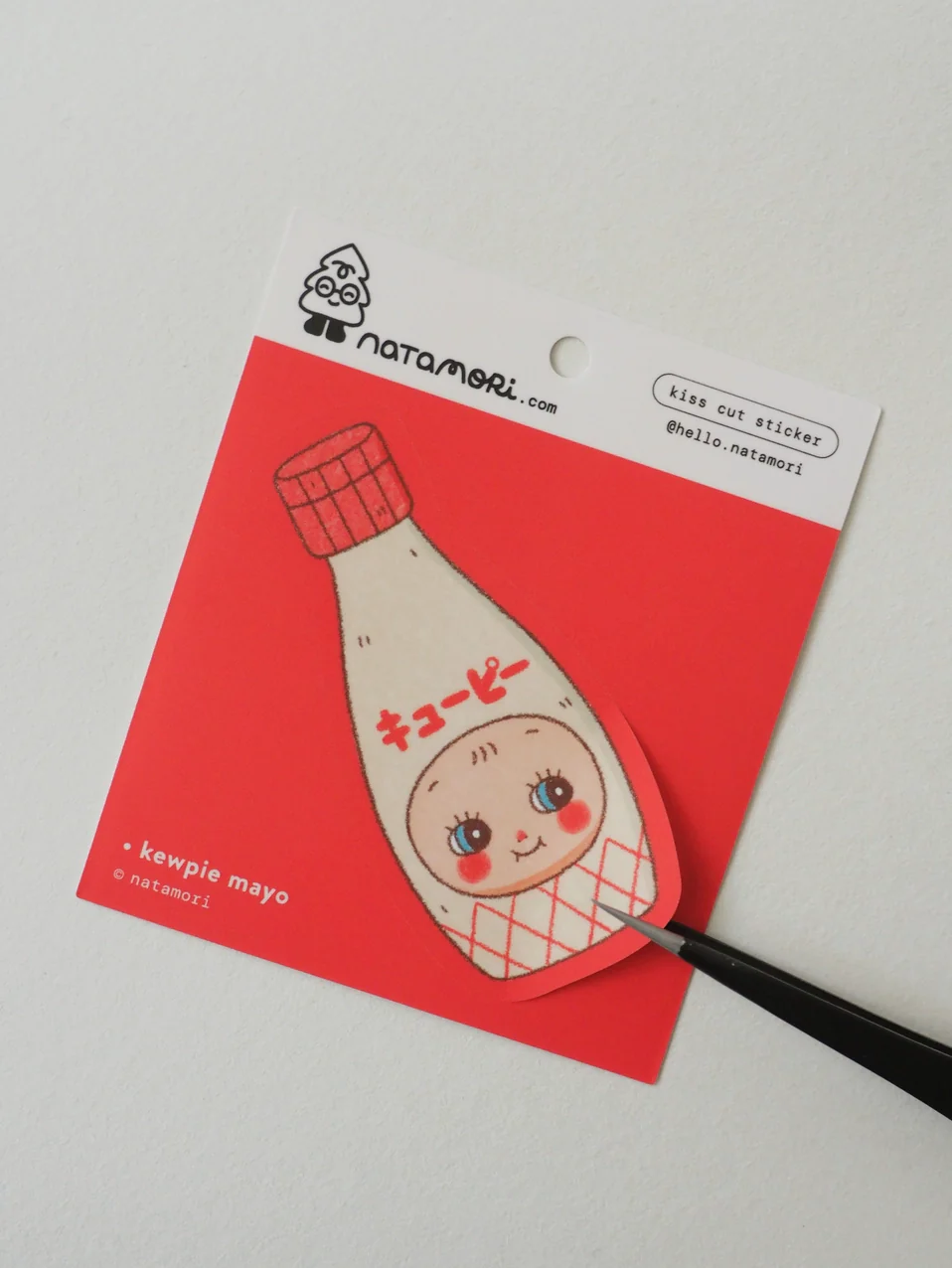 Natamori - Kewpie Mayo - Kiss Cut Vinyl Sticker - Image 2