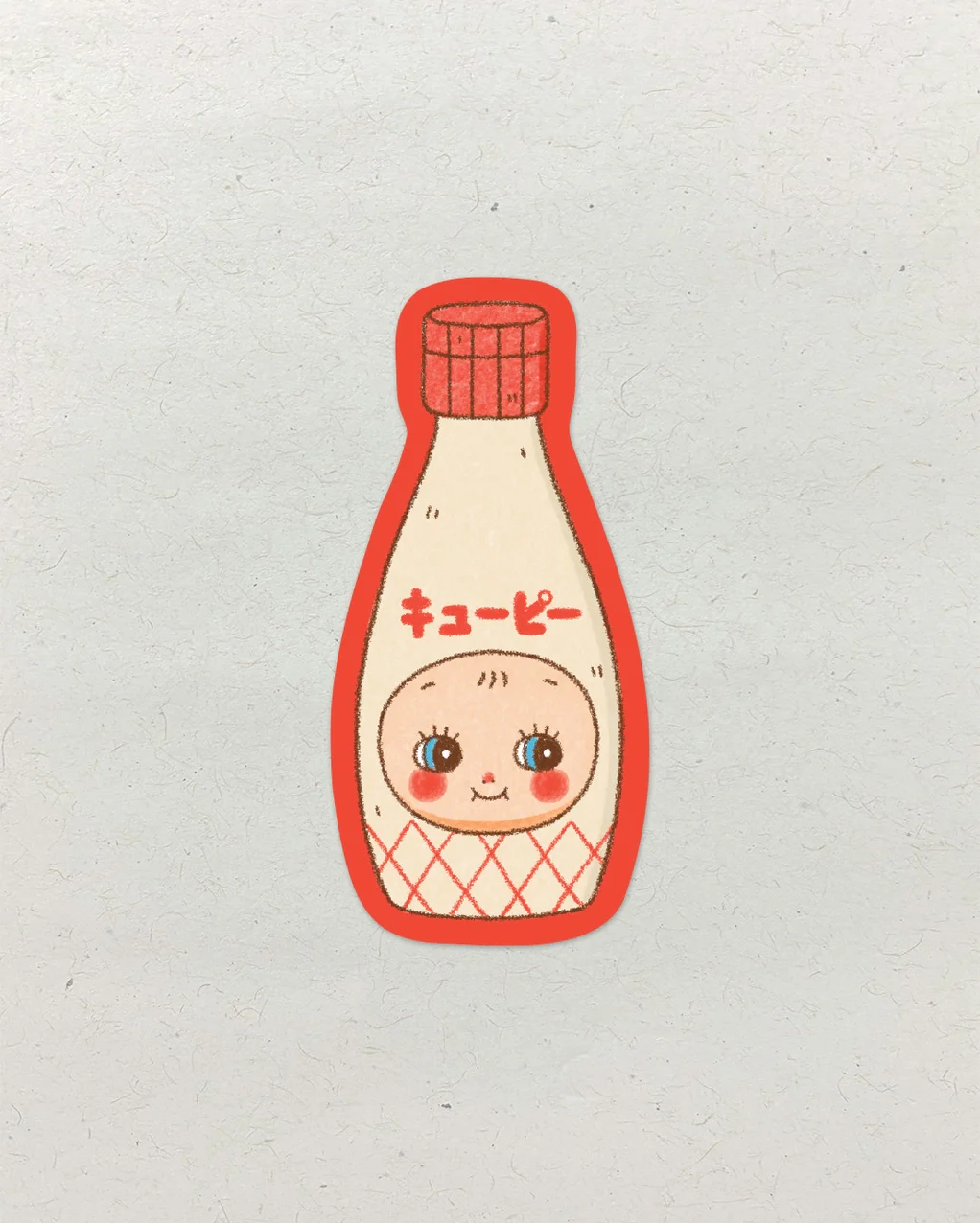 Natamori - Kewpie Mayo - Kiss Cut Vinyl Sticker - Image 3