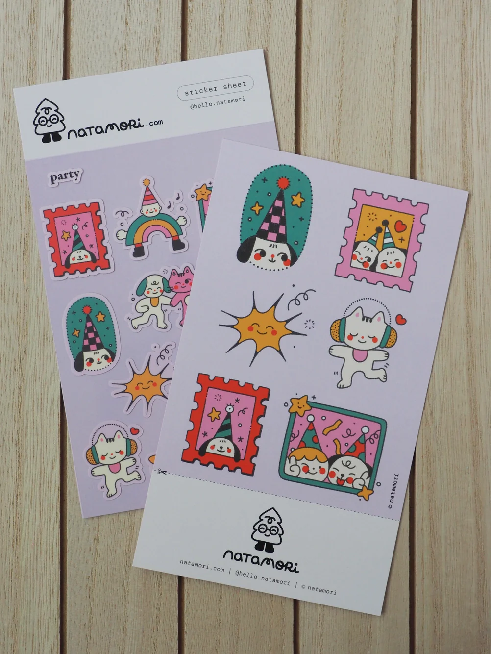 Natamori - Party Sticker Sheet - Image 3