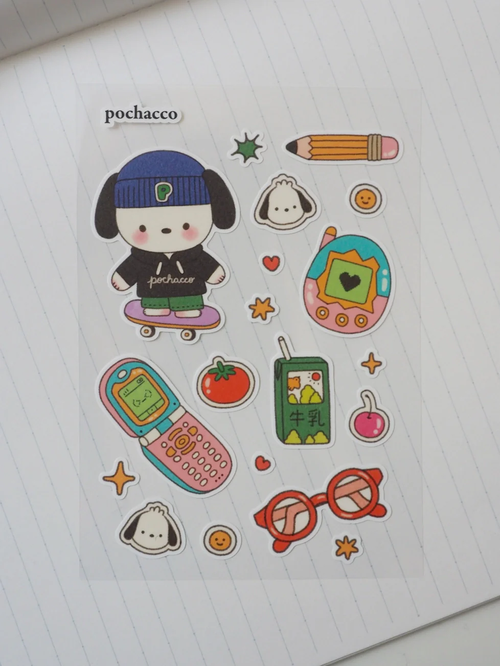 Natamori - Pochacco - Sticker Sheet - Image 2