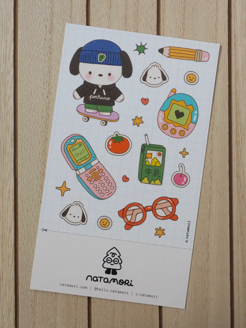 Natamori - Pochacco - Sticker Sheet - Image 4