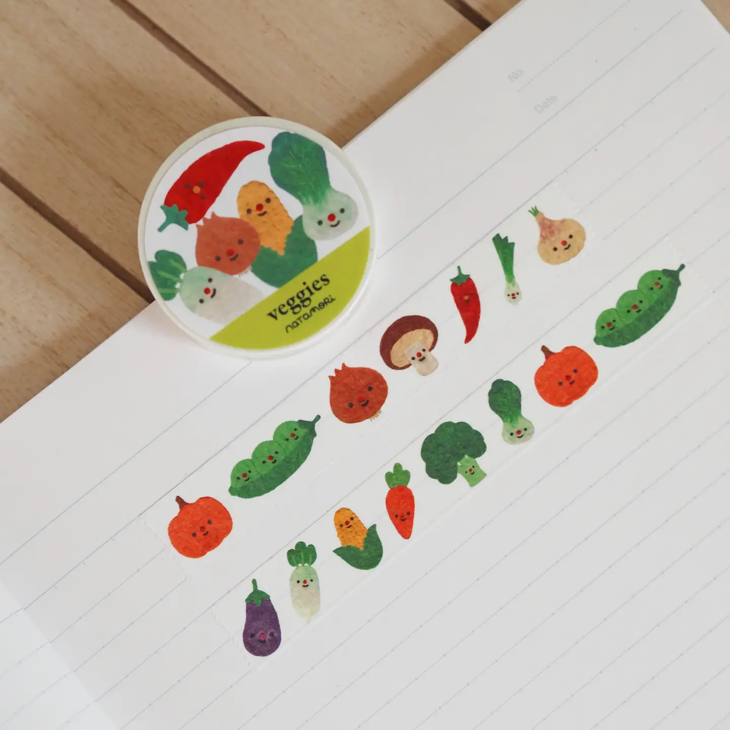 Natamori - Veggies Washi Tape - Image 5
