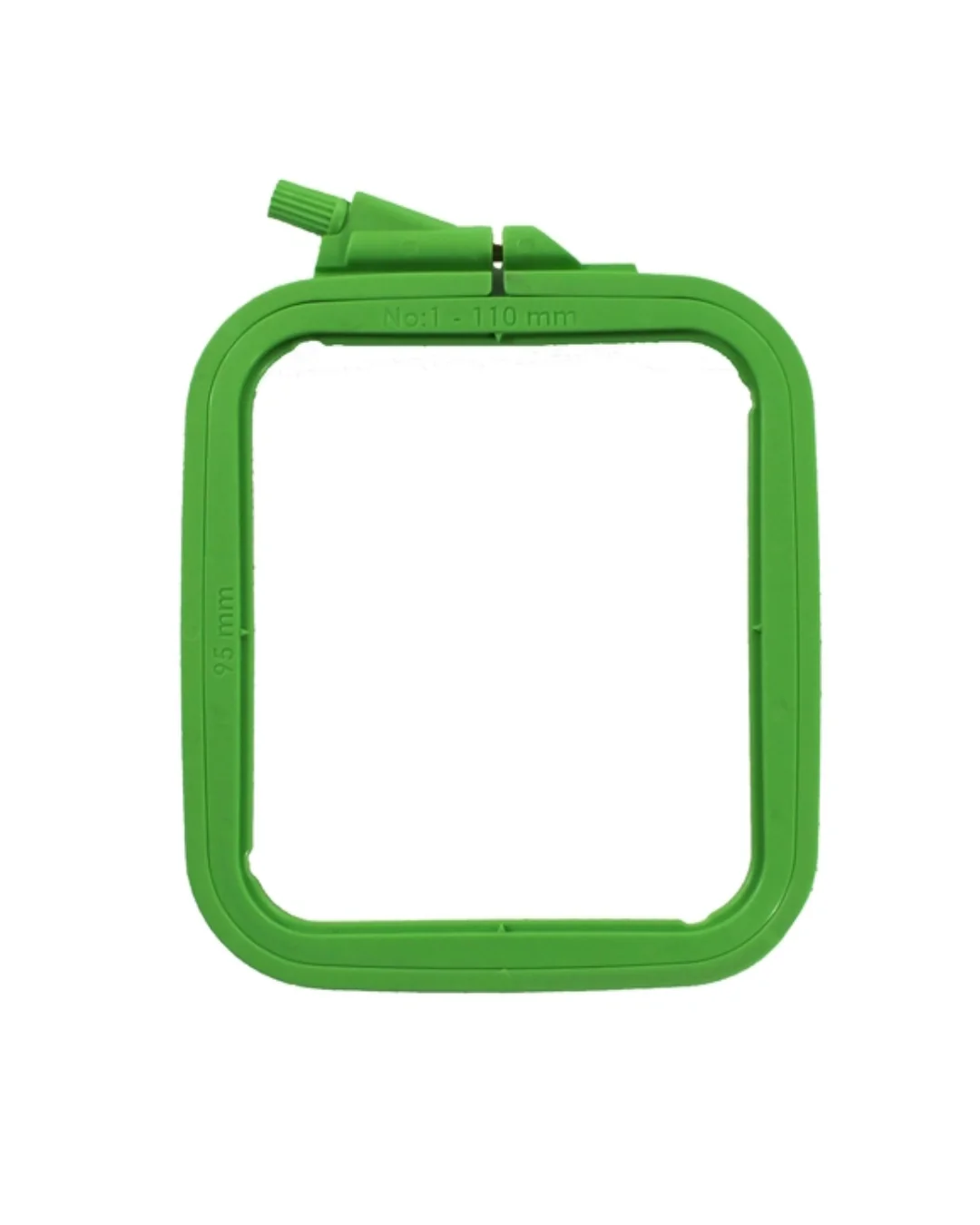 Nurge - Square Plastic Hoops - Small - Green