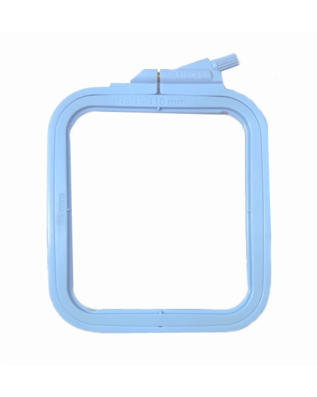 Nurge - Square Plastic Hoops - Small - Pastel Blue