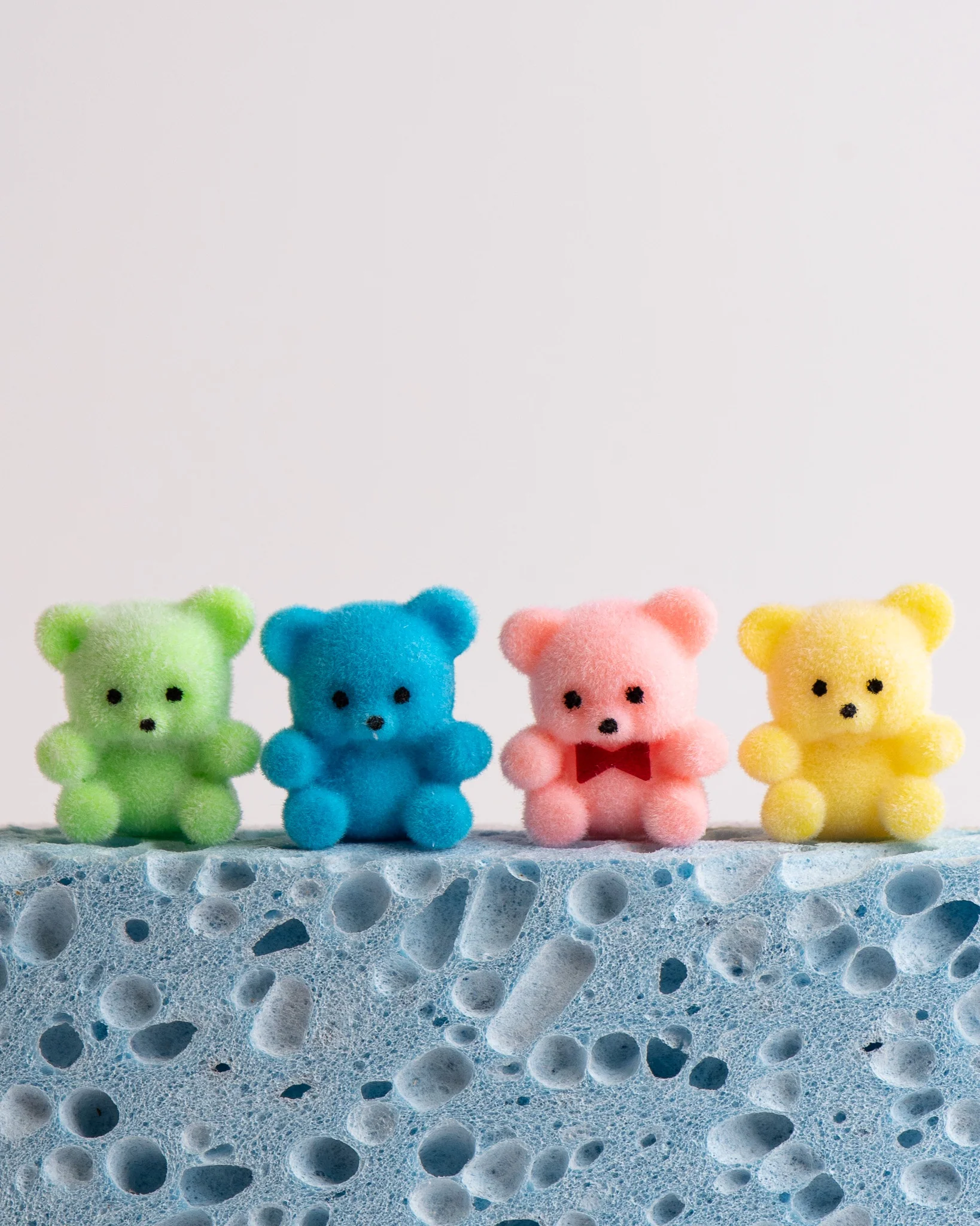 Miniature Flocked Teddies - Image 3