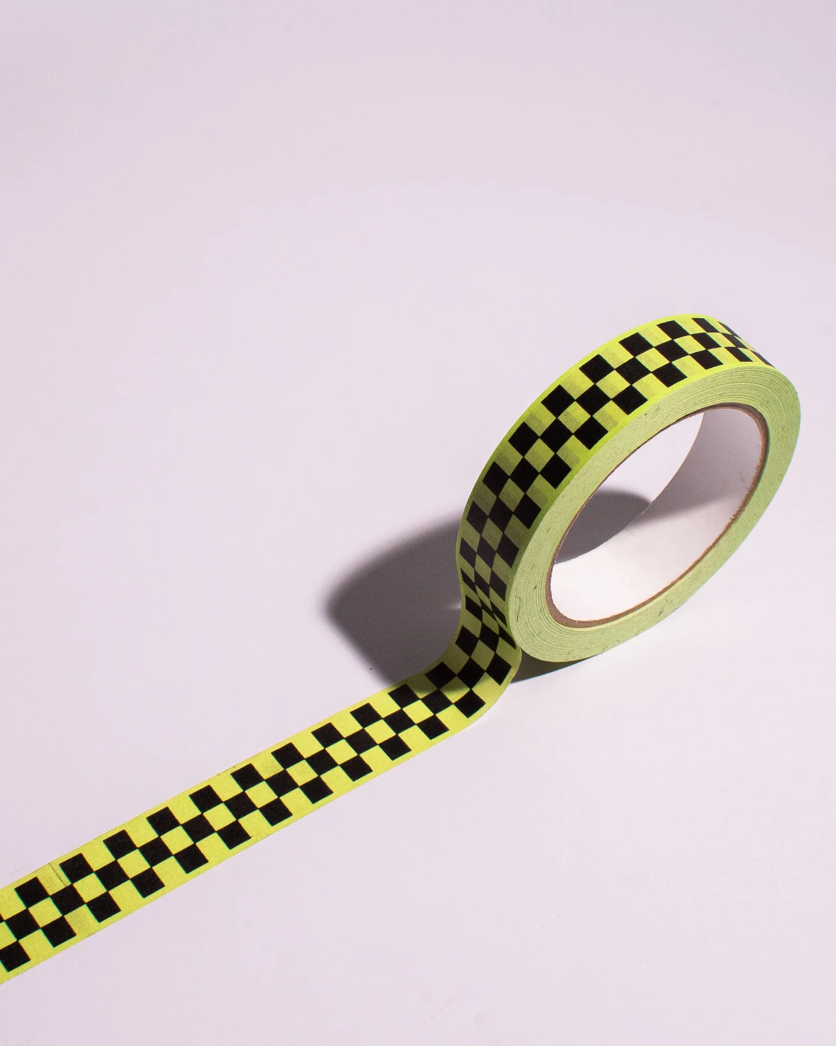 Petra Boase - Eco Paper Adhesive Tape - 50m - Apple Green Chequer