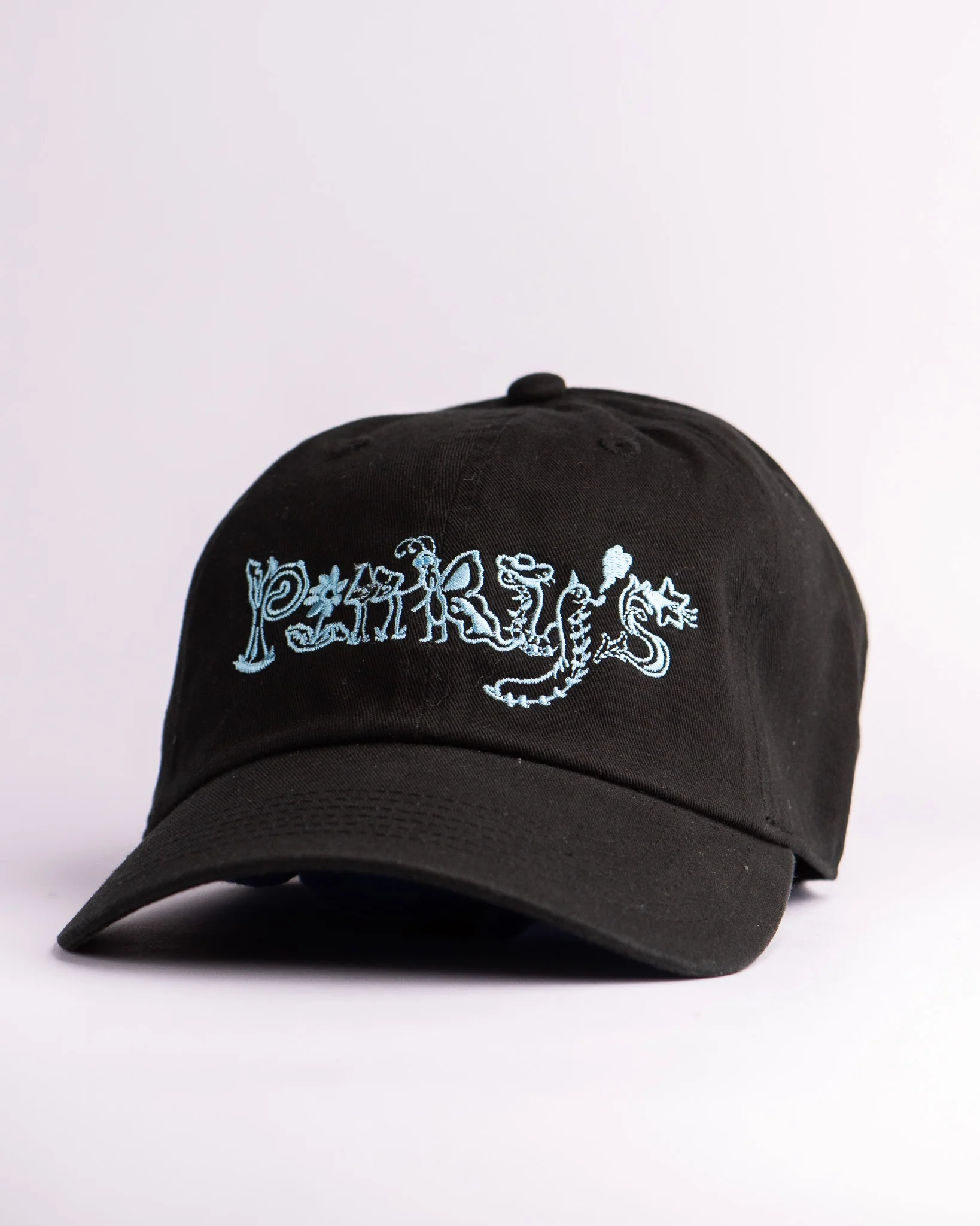 Pinky's Cap - Light Blue on Black - Image 2