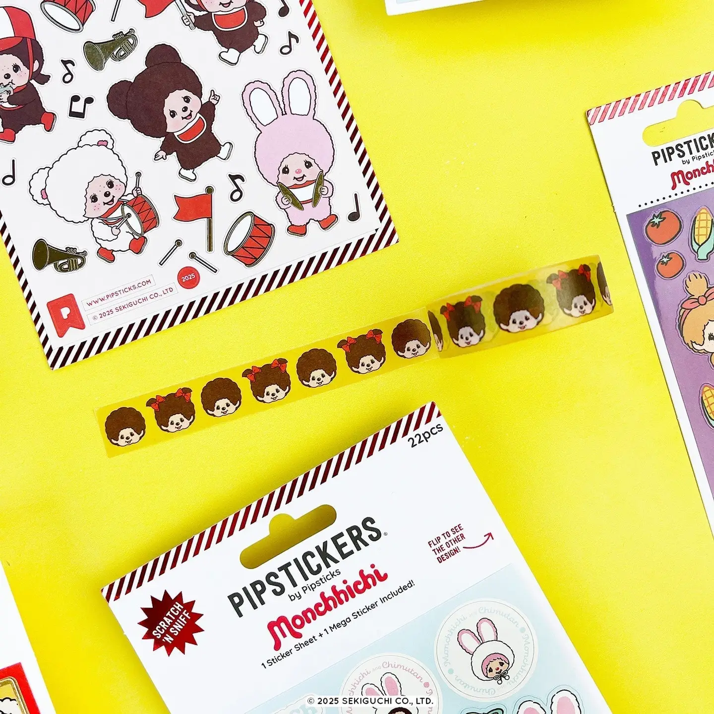 PipStickers - Monchhichi Girl & Boy Washi - Image 2