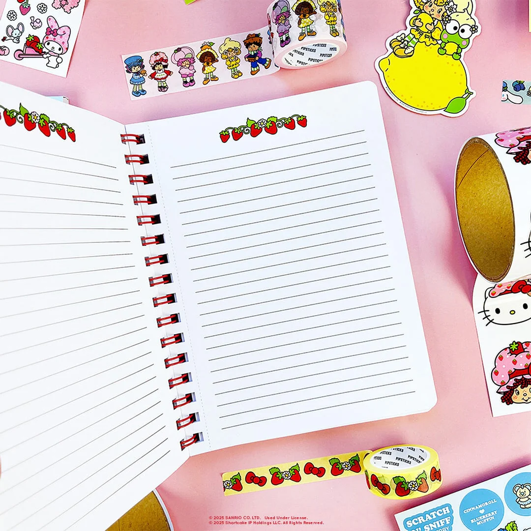PipStickers - Strawberry Patch Friends Spiral Notebook - Image 4