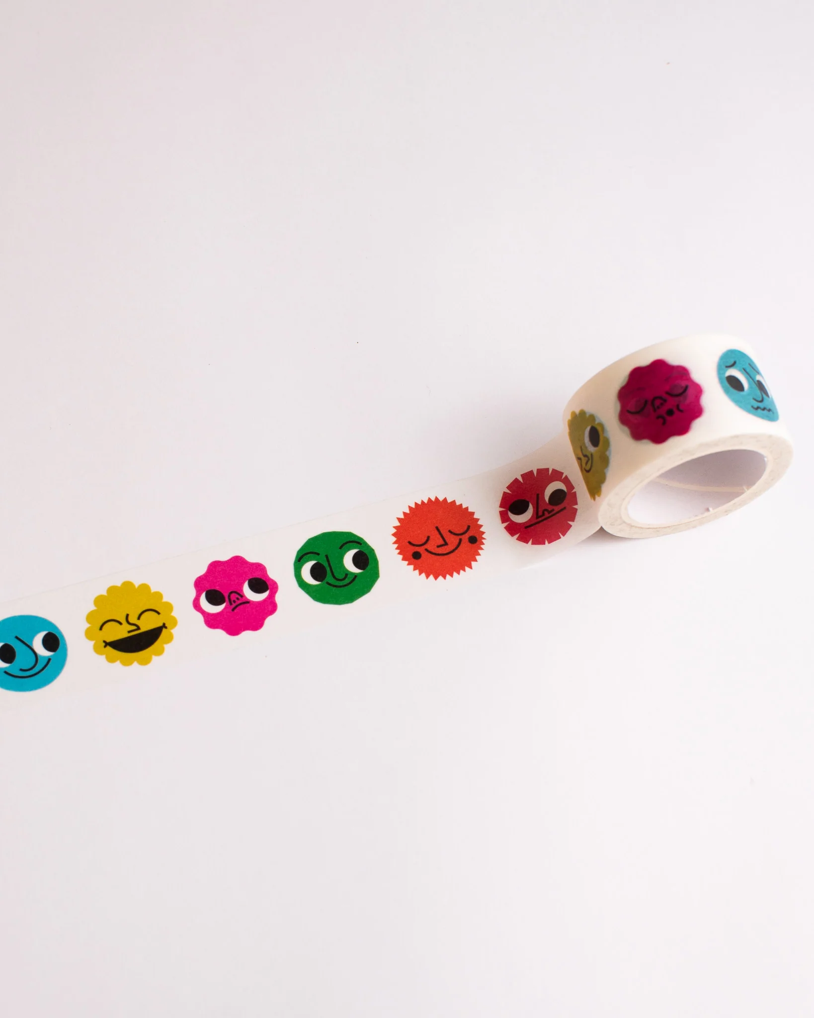 Pom Pom Pom - Washi Tape - Emotion Faces - Image 3