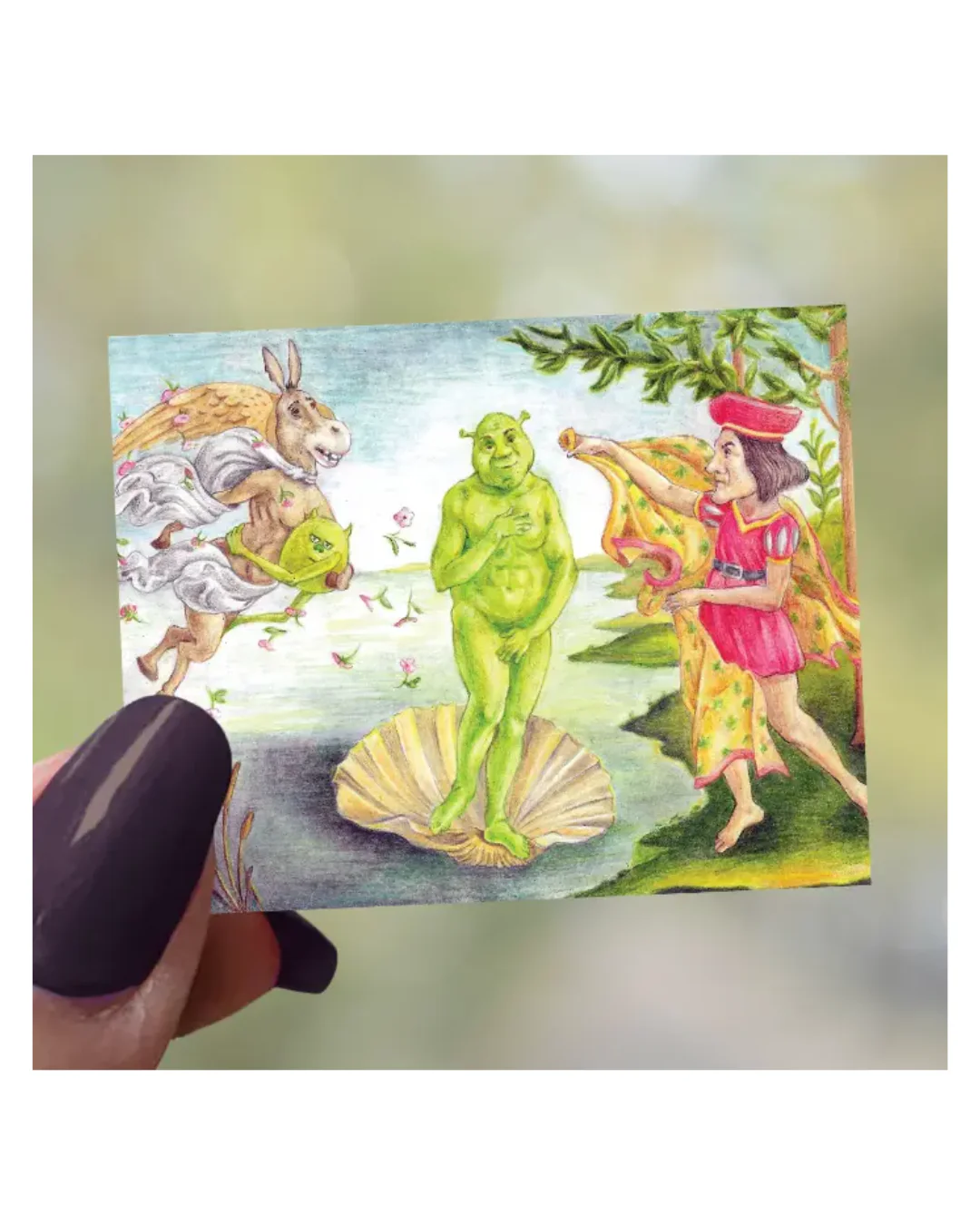 Pretty Toxic Stickers - Birth of Venus Ogre Holographic Sticker