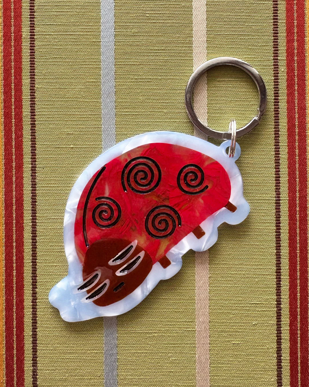 Rags AF - Ladybug! Keychain