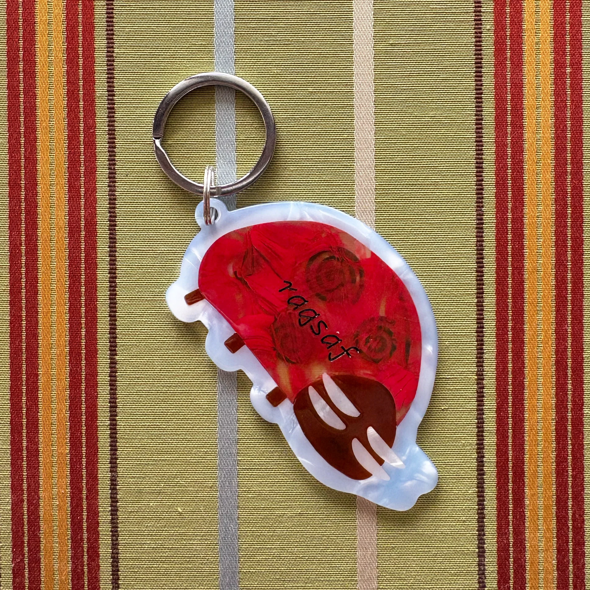 Rags AF - Ladybug! Keychain - Image 2