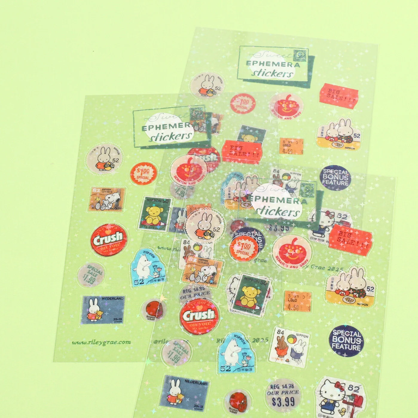 Riley Grae - Sweet Ephemera - Sticker Sheet - Image 3