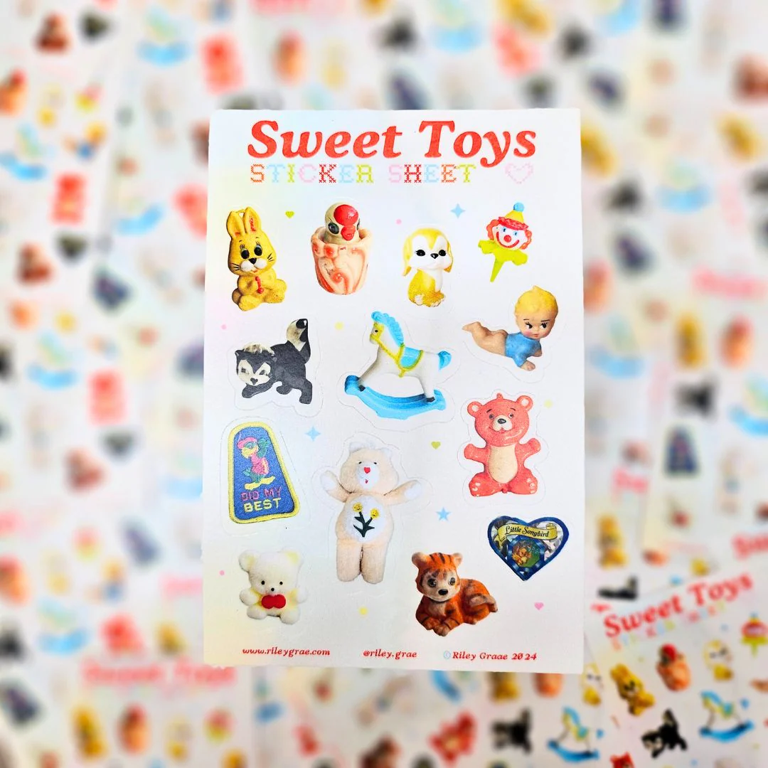 Riley Grae - Sweet Toys - Sticker Sheet - Image 3