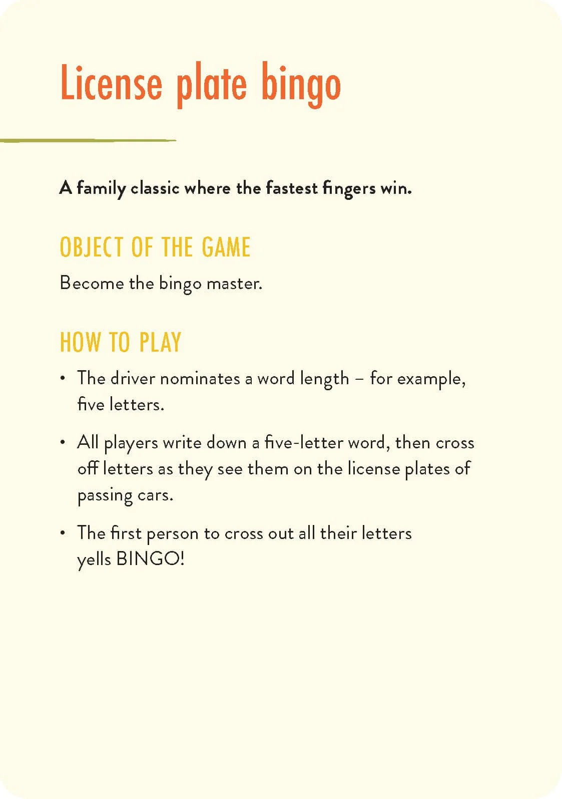 Road Trip Games By Lucy Jones - Image 8