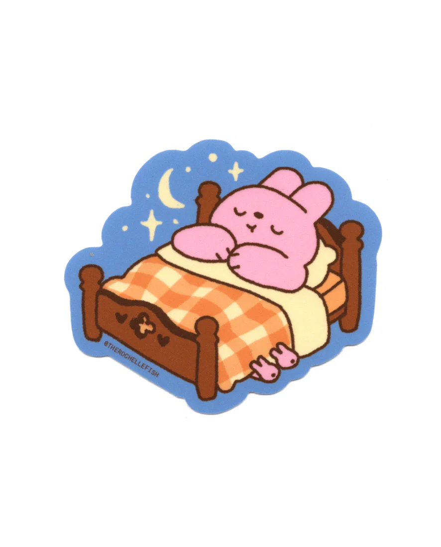 Rochelle Oh - Bedtime Bunny - Flake Vinyl Sticker