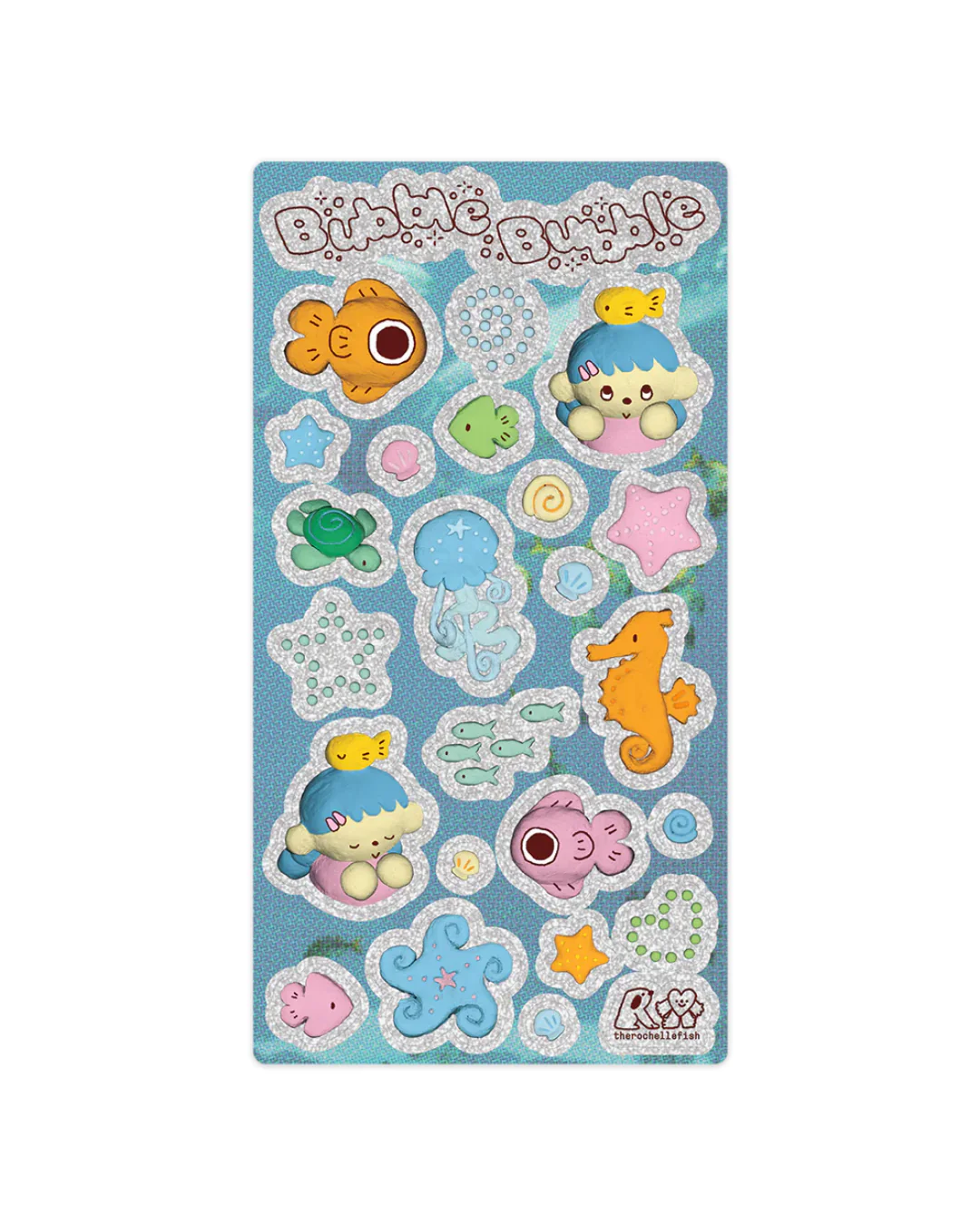 Rochelle Oh - 'Bubble Bubble' Sticker Sheet