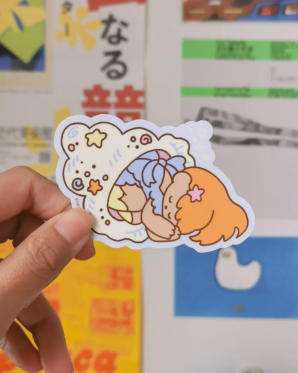 Rochelle Oh - Conch Cutie - Flake Vinyl Sticker - Image 2