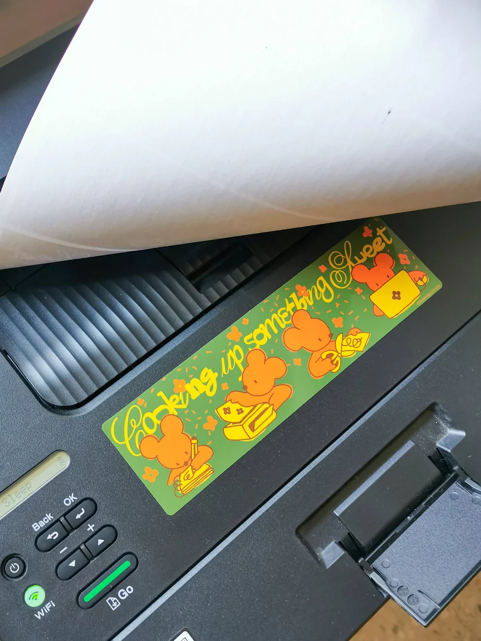 Rochelle Oh - ‘Cooking Up Something Sweet’ Bumper Sticker - Image 2