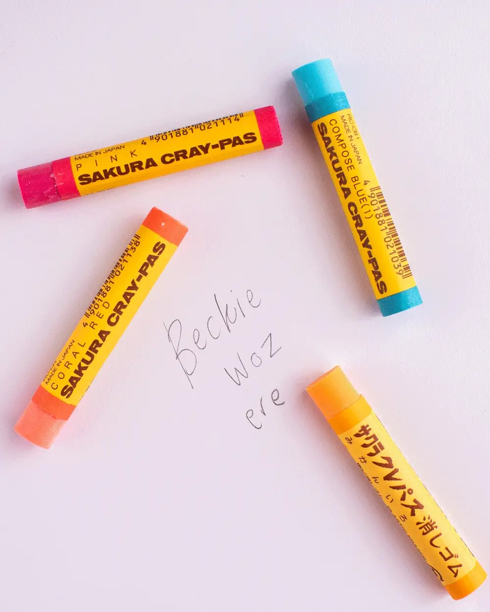 SAKURA CRAY-PAS Eraser - Yellow