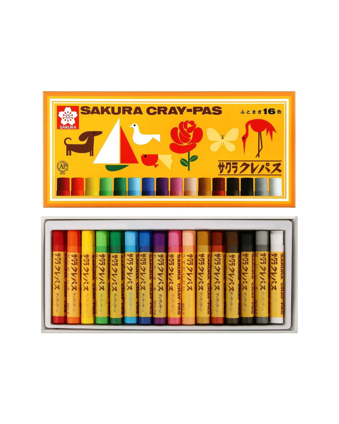 Sakura CRAY-PAS Oil Pastels - 16 Pack