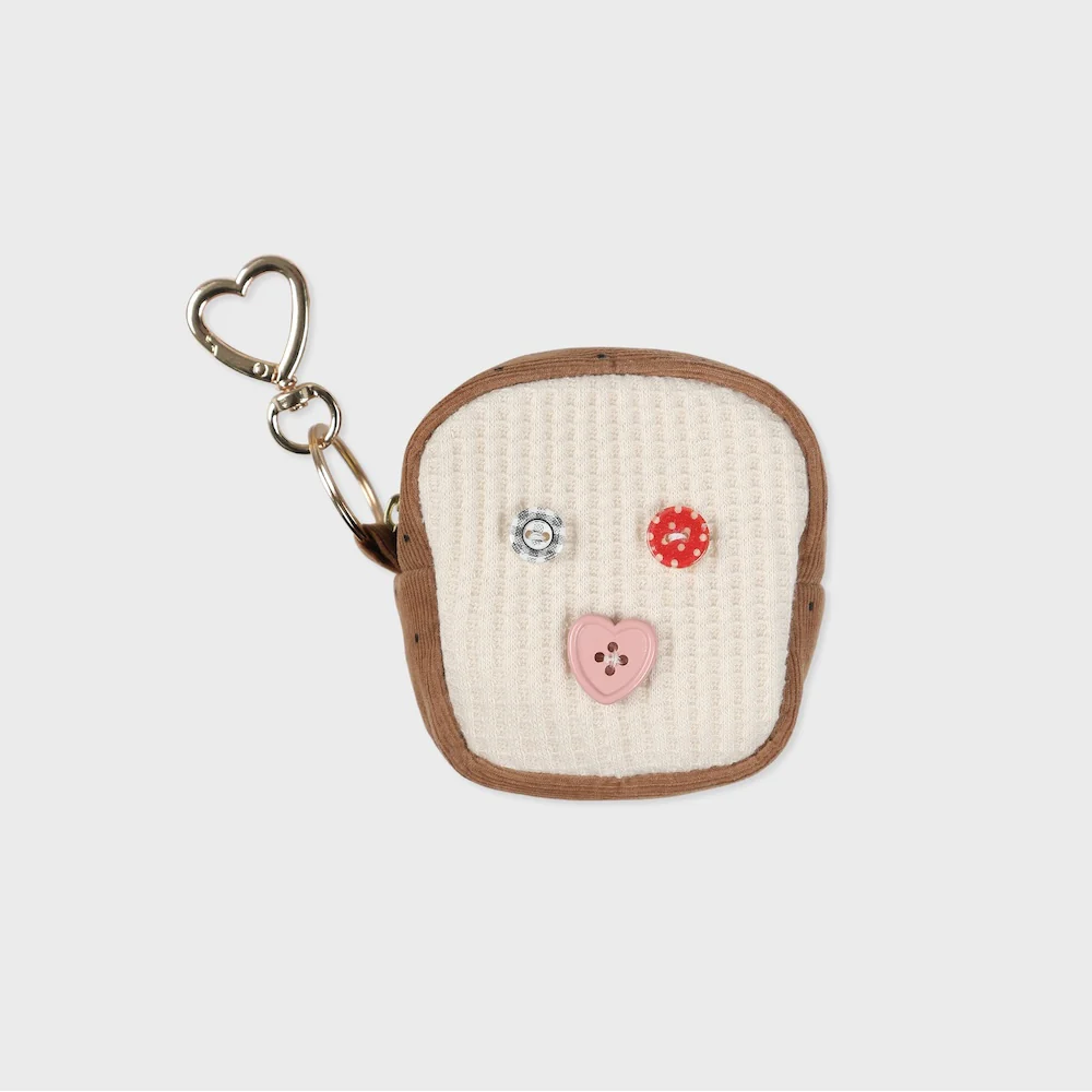 Socks Appeal - White Bread Pouch Keyring - Image 4