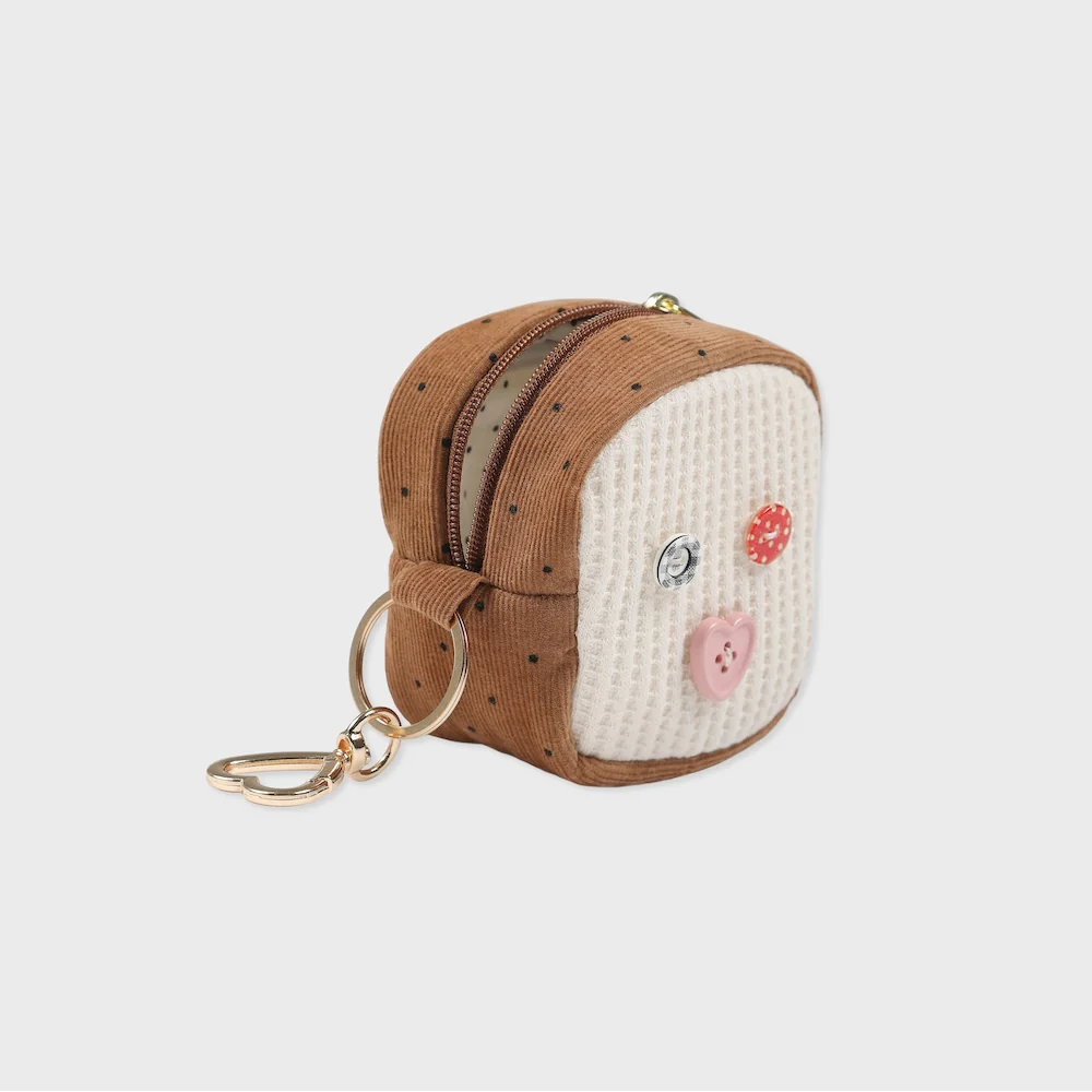 Socks Appeal - White Bread Pouch Keyring - Image 5