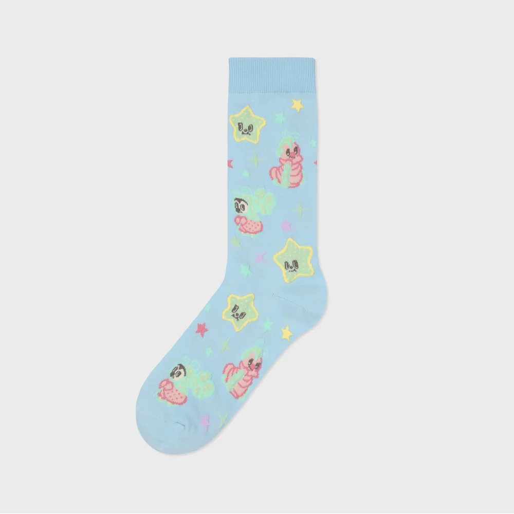 Socks Appeal x Hannah-Michelle Bayley - Caterpillar Nylon Socks - Image 4