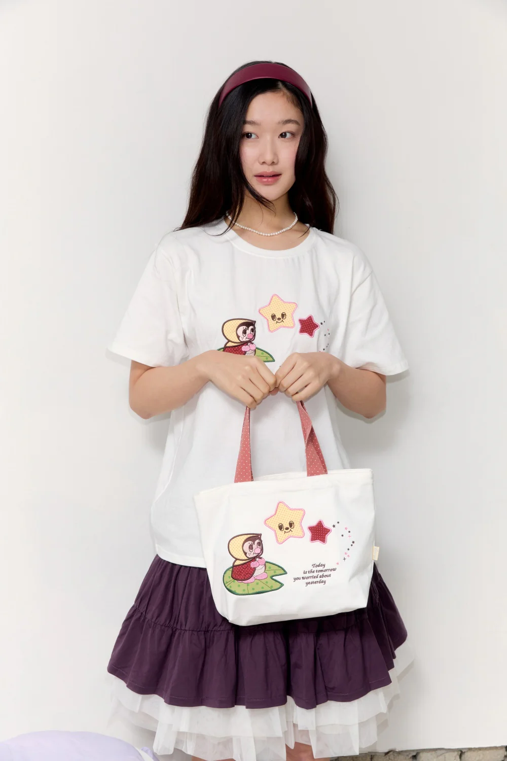 Socks Appeal x Hannah-Michelle Bayley - Embroidered Ladybug Fairy Tote Bag - Image 4