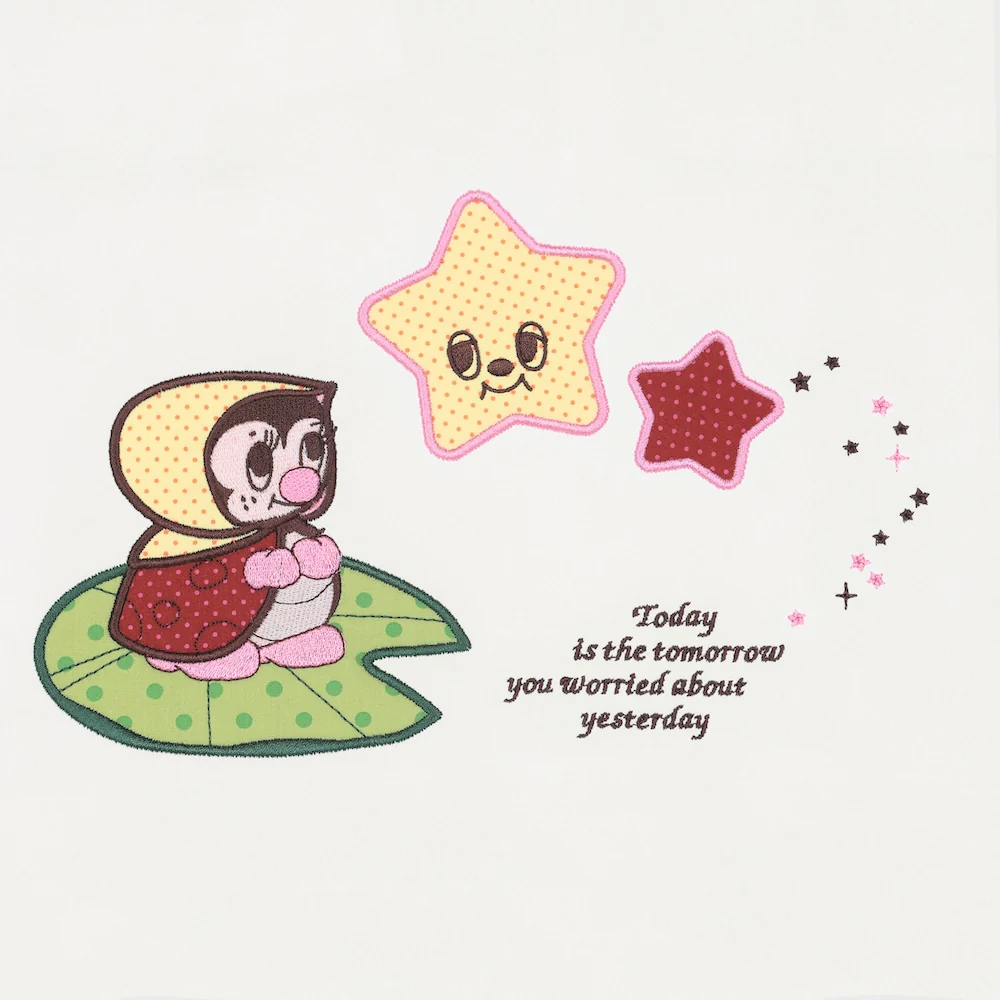 Socks Appeal x Hannah-Michelle Bayley - Embroidered Ladybug Fairy Tote Bag - Image 6