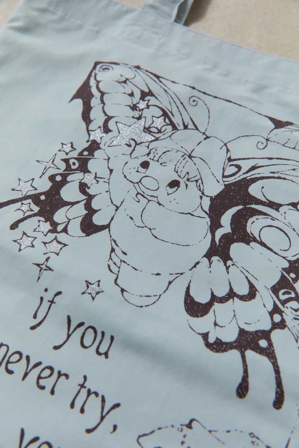 Socks Appeal x Hannah-Michelle Bayley - Fairy Magic Blue Tote Bag - Image 3