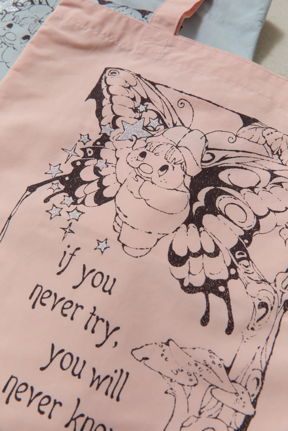 Socks Appeal x Hannah-Michelle Bayley - Fairy Magic Pink Tote Bag - Image 4