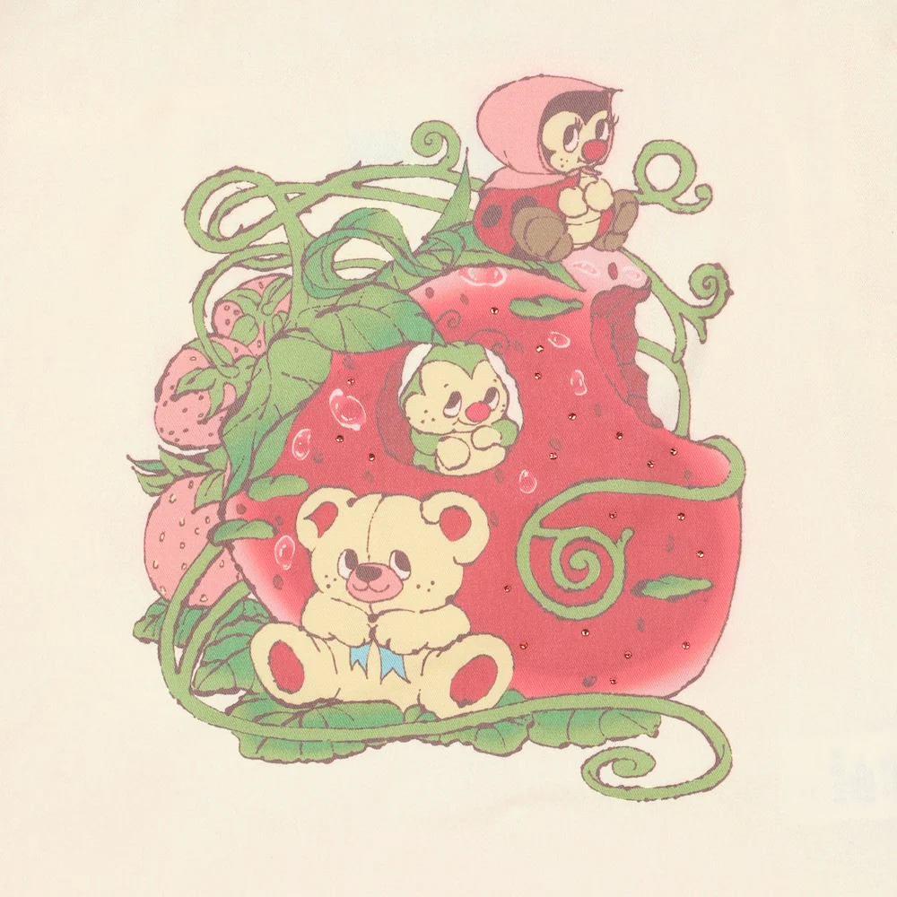 Socks Appeal x Hannah-Michelle Bayley - Strawberry Friends Tote Bag - Image 4
