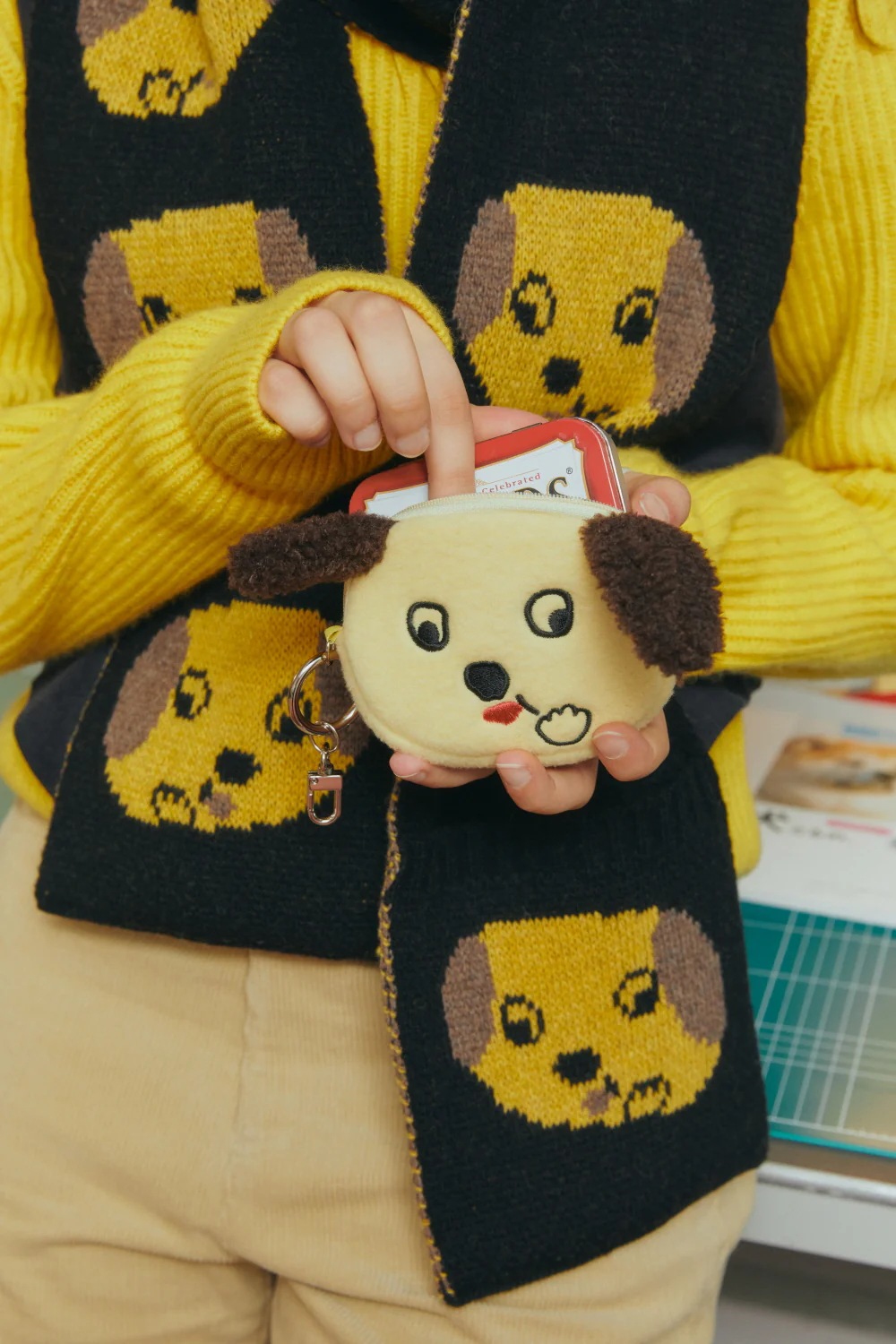 Socks Appeal x MOGU - Yum Yum Yum Pouch Keyring - Image 3