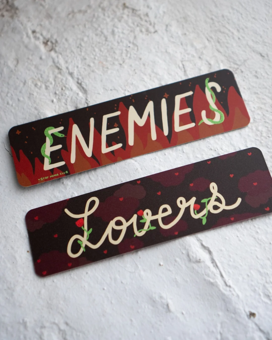 Stay Home Club - Enemies To Lovers Bookmark