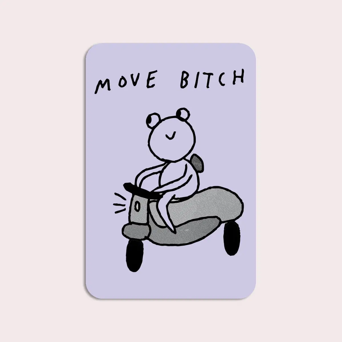 Stay Home Club - Move - Waterproof Vinyl Sticker - Image 2