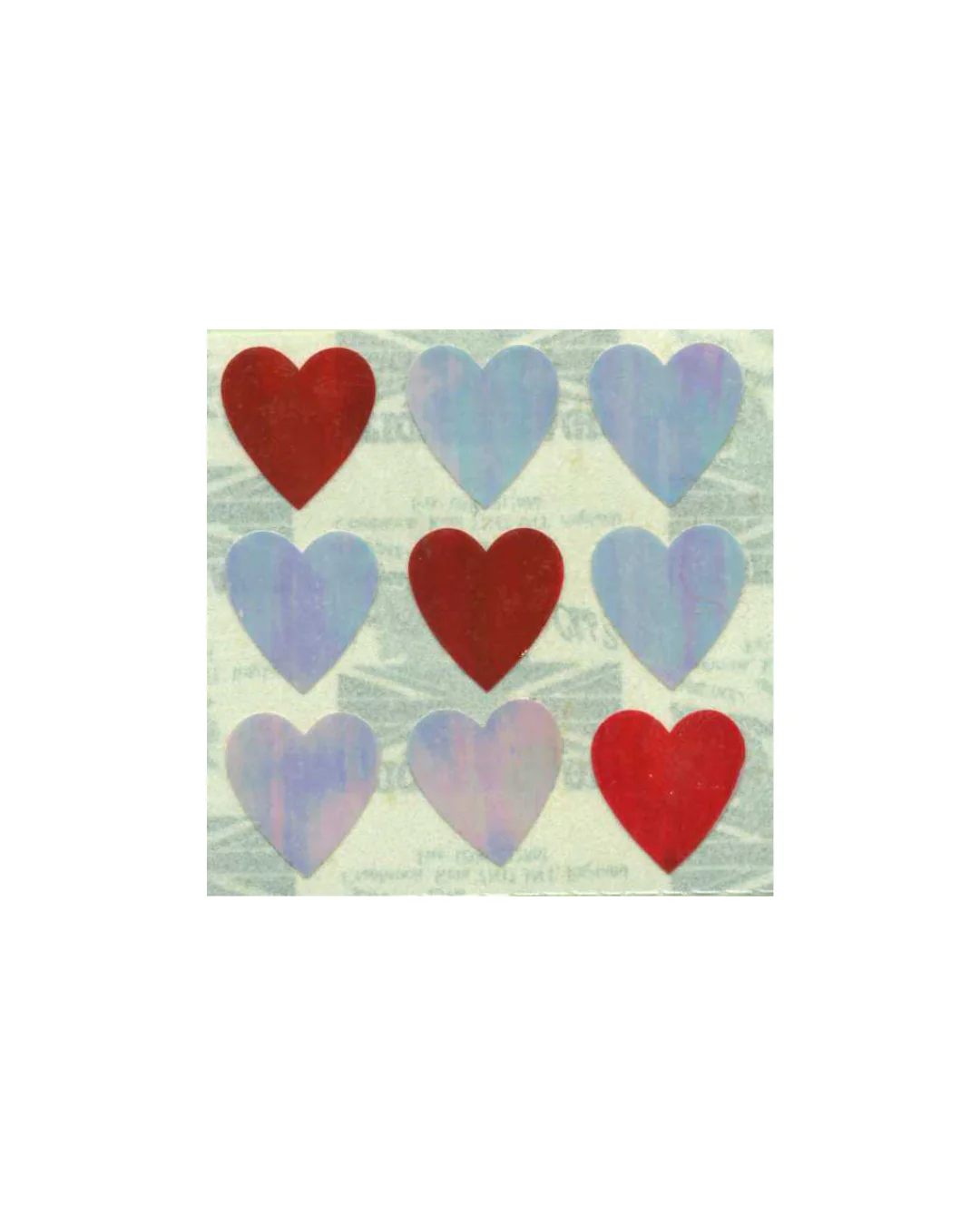 Stickermagic - Pearlie Tear-off Stickers - Pink Hearts