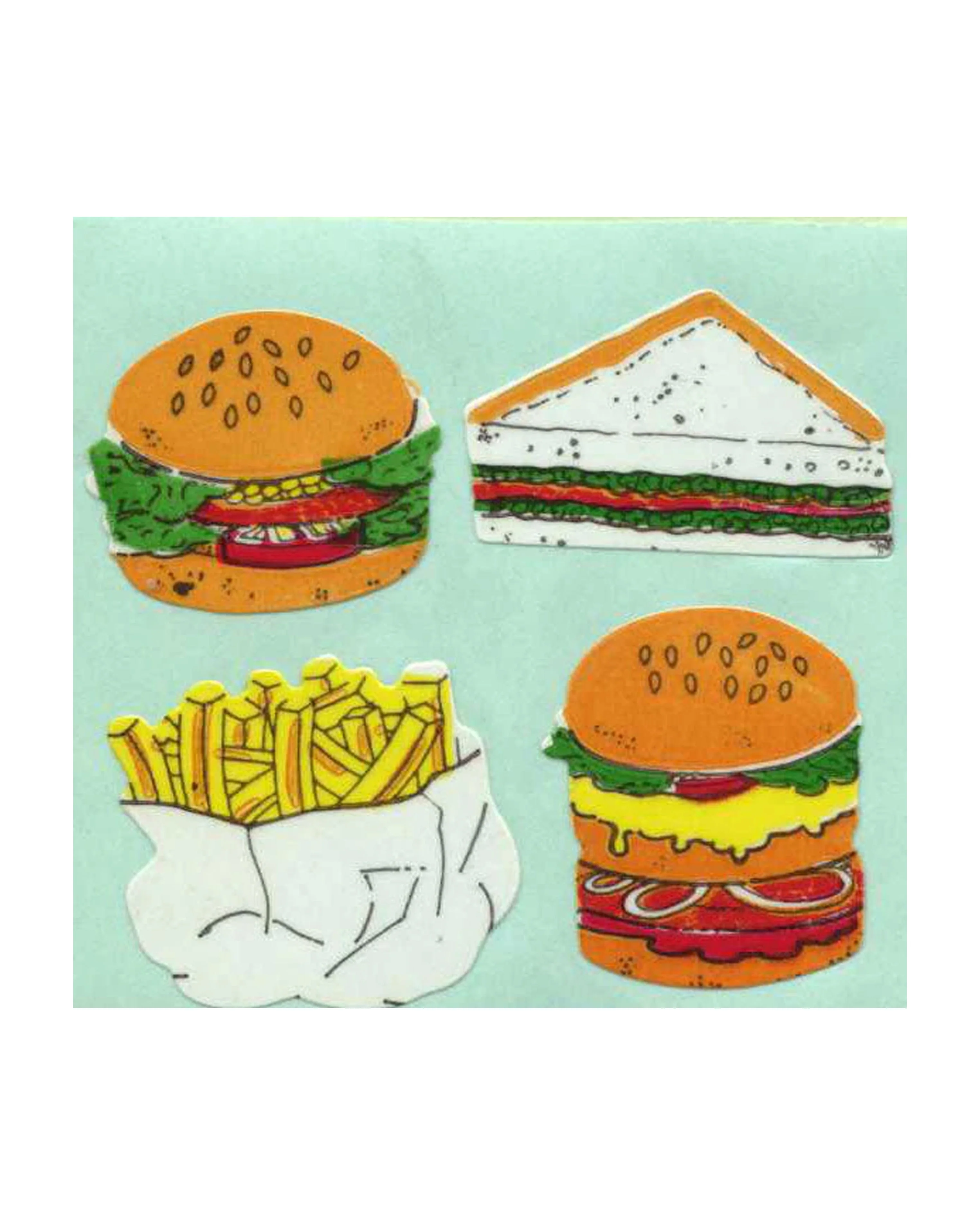 Stickermagic - Tear-off Stickers - Fast Food